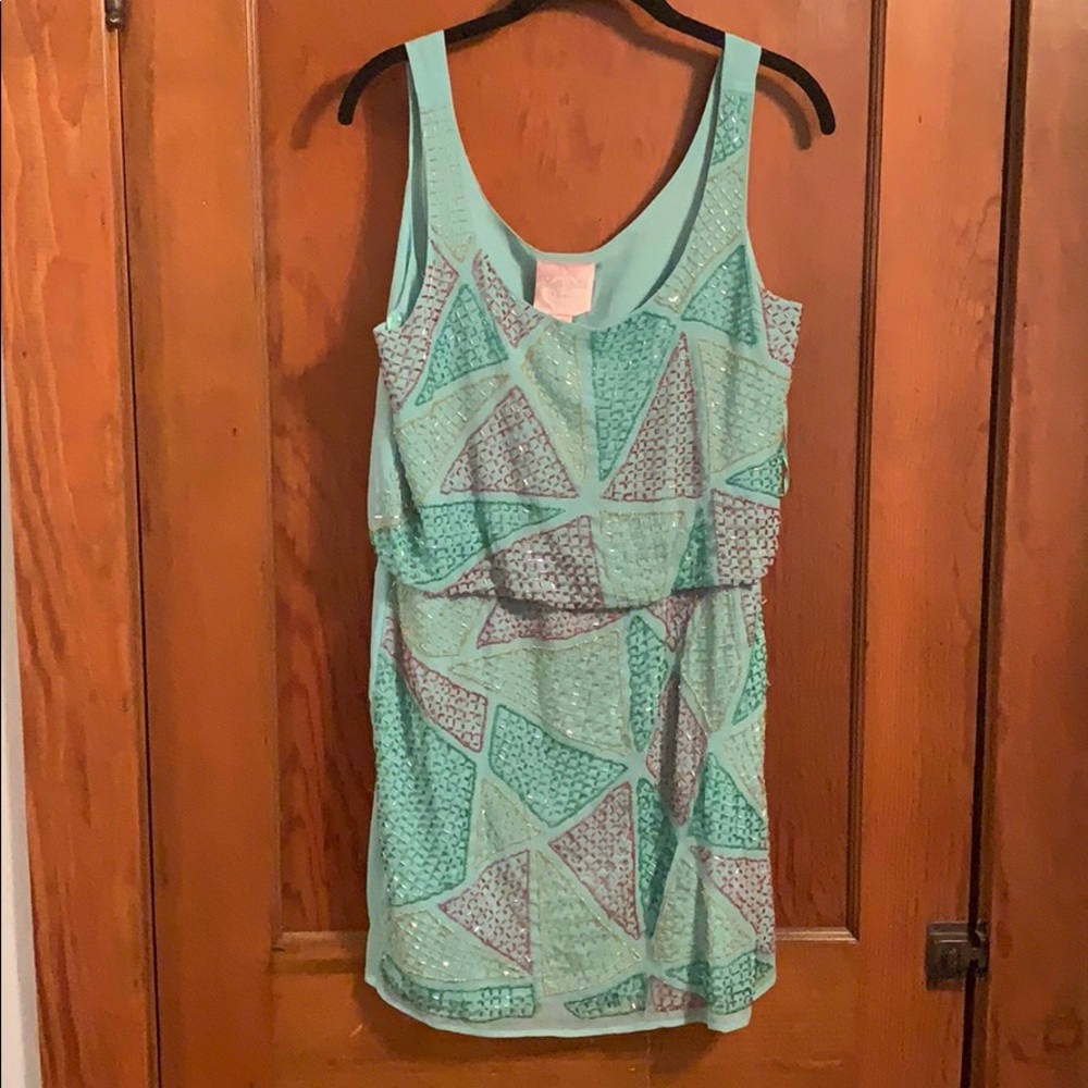 NWT Romeo & Juliet Couture Beaded Mini Dress